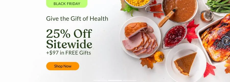Give the Gift of Health - Black Friday