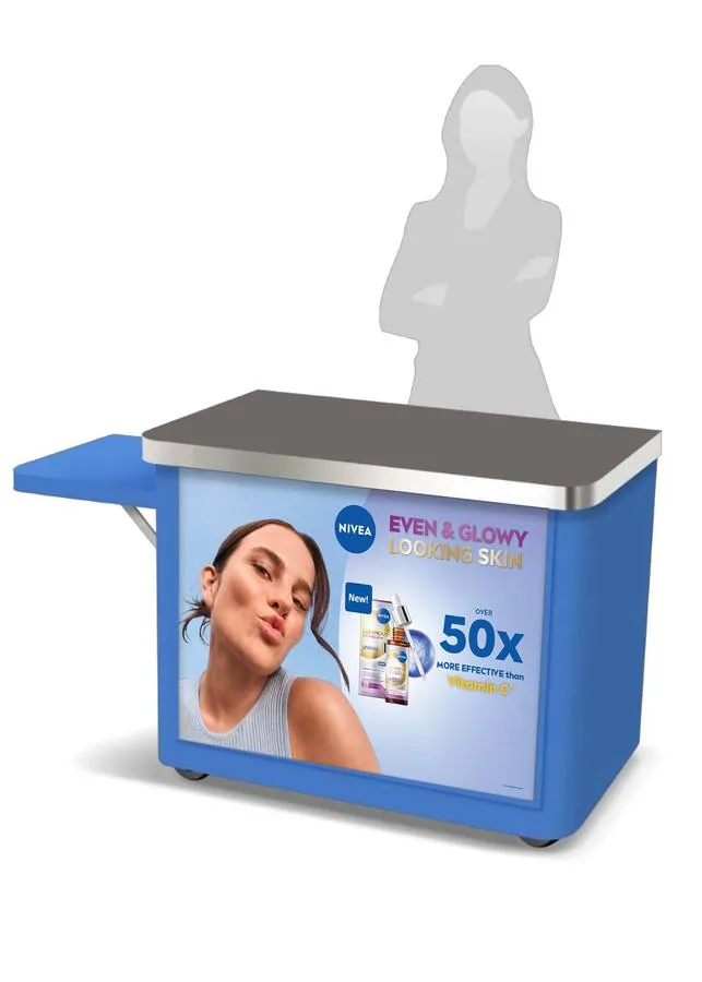Luminous Glow Sampling Cart