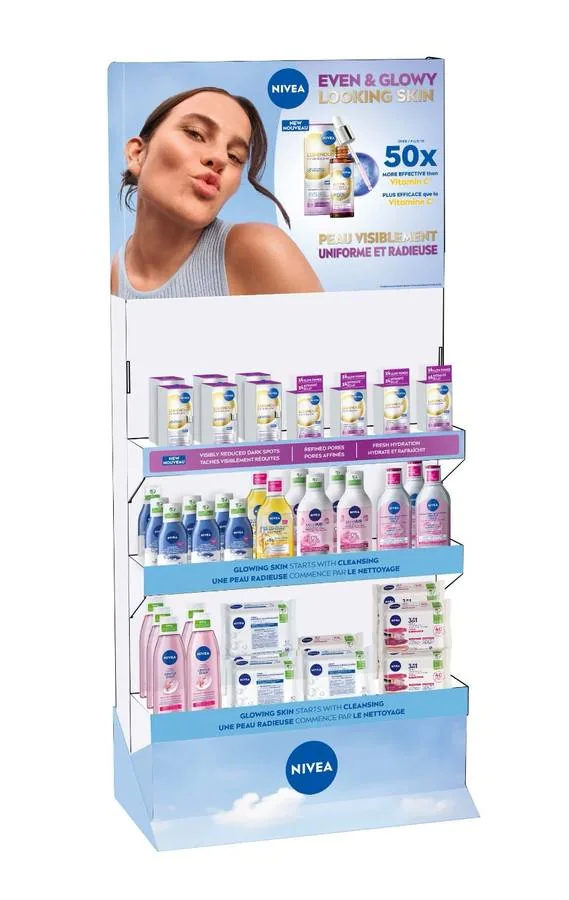 Skin Glow Floor Display